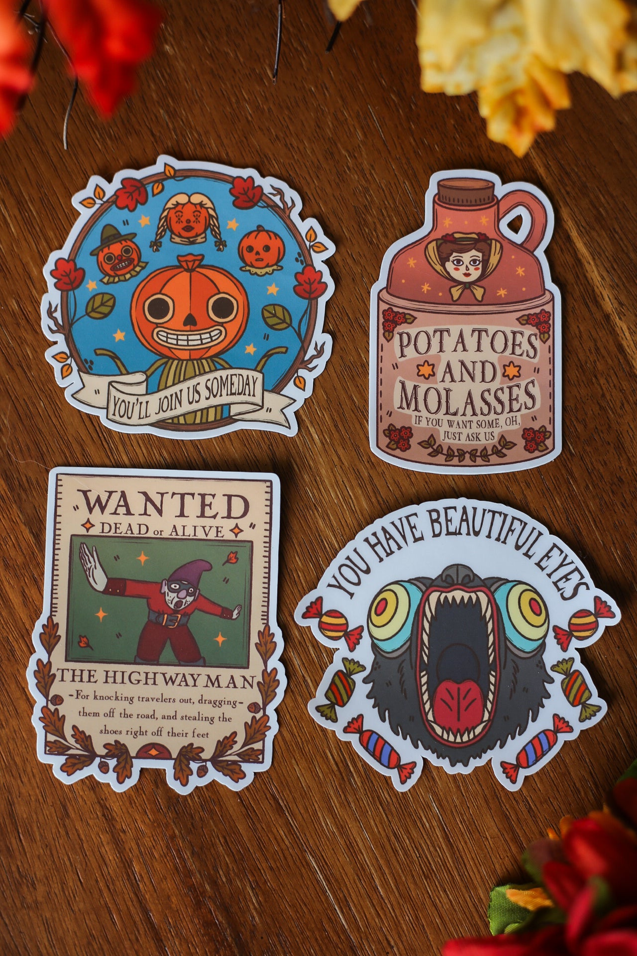 The Highwaman - Over The Garden Wall Sticker