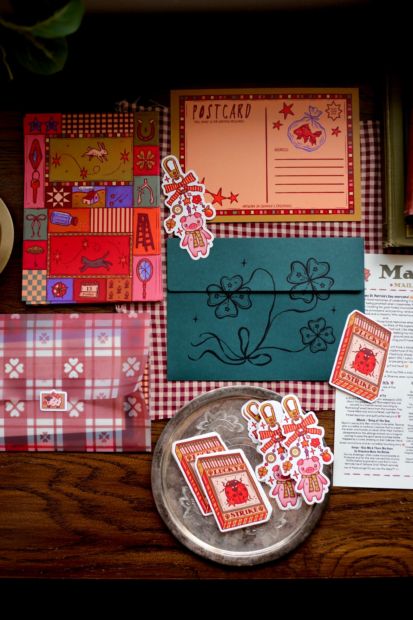 Club de correo mensual de creaciones de Shanna