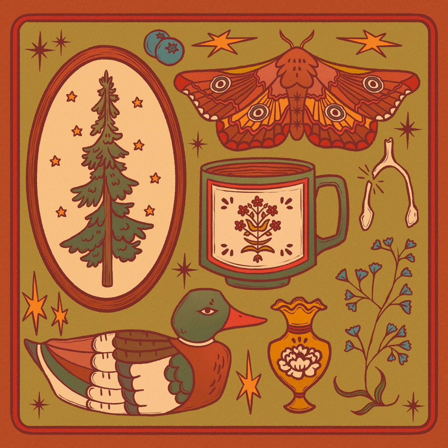 Cabin Collection Print