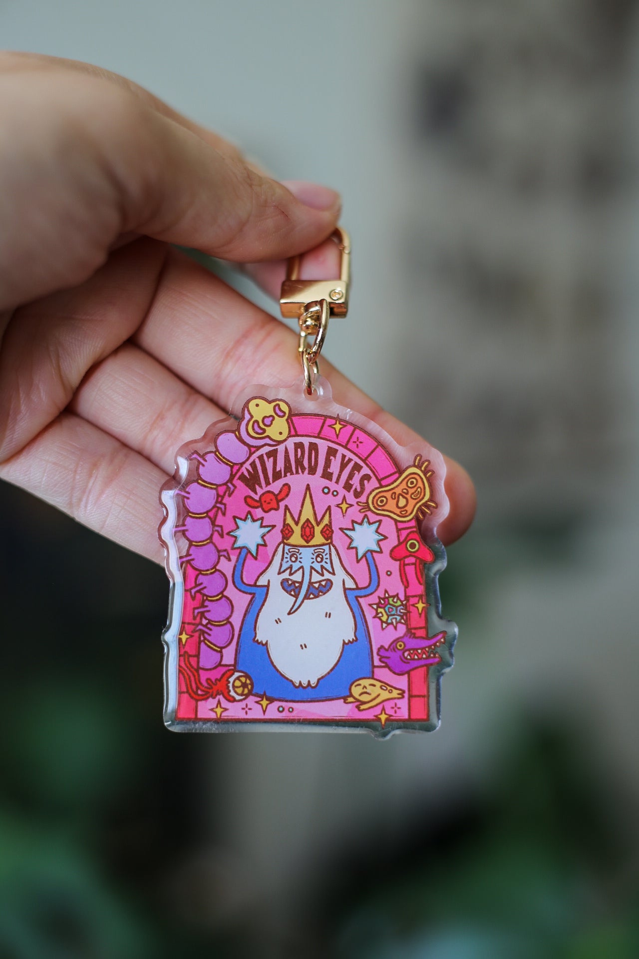 Ice King Adventure Time Keychain