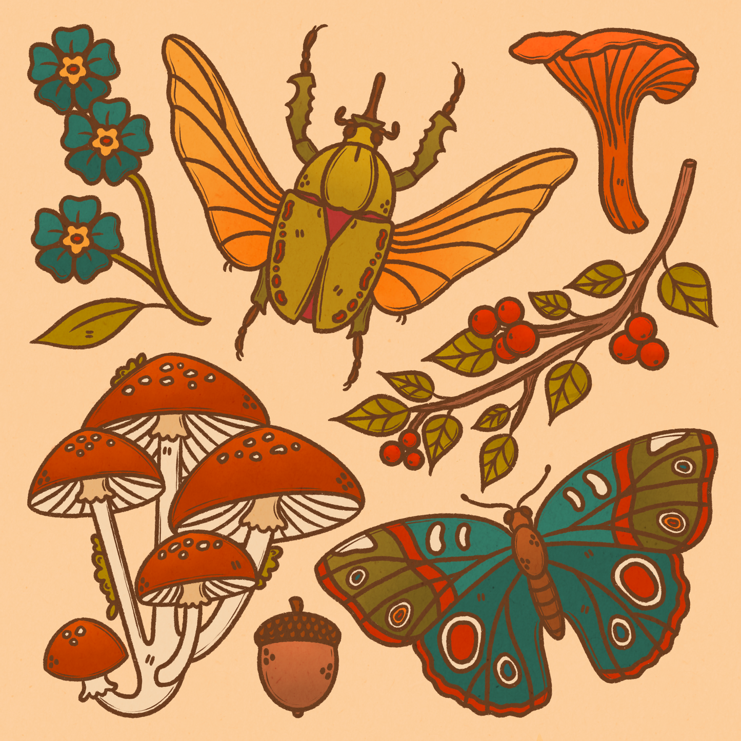 Forest Floor Print