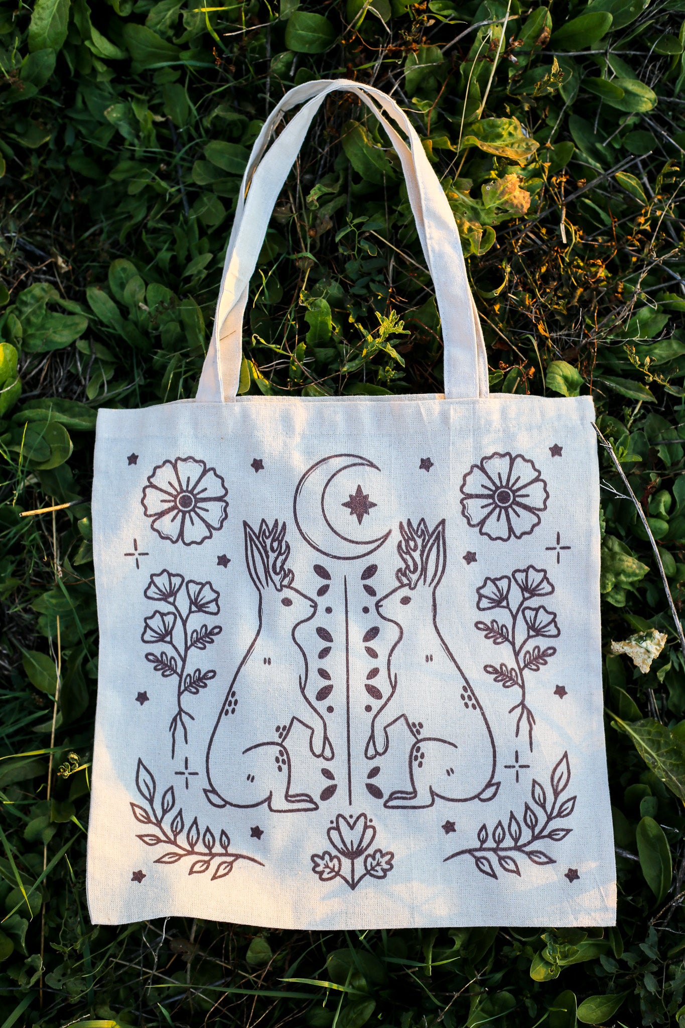 Jackalope Tote Bag