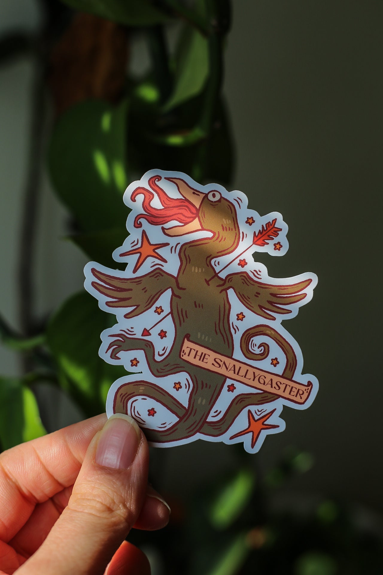 Snallygaster Cryptid Sticker