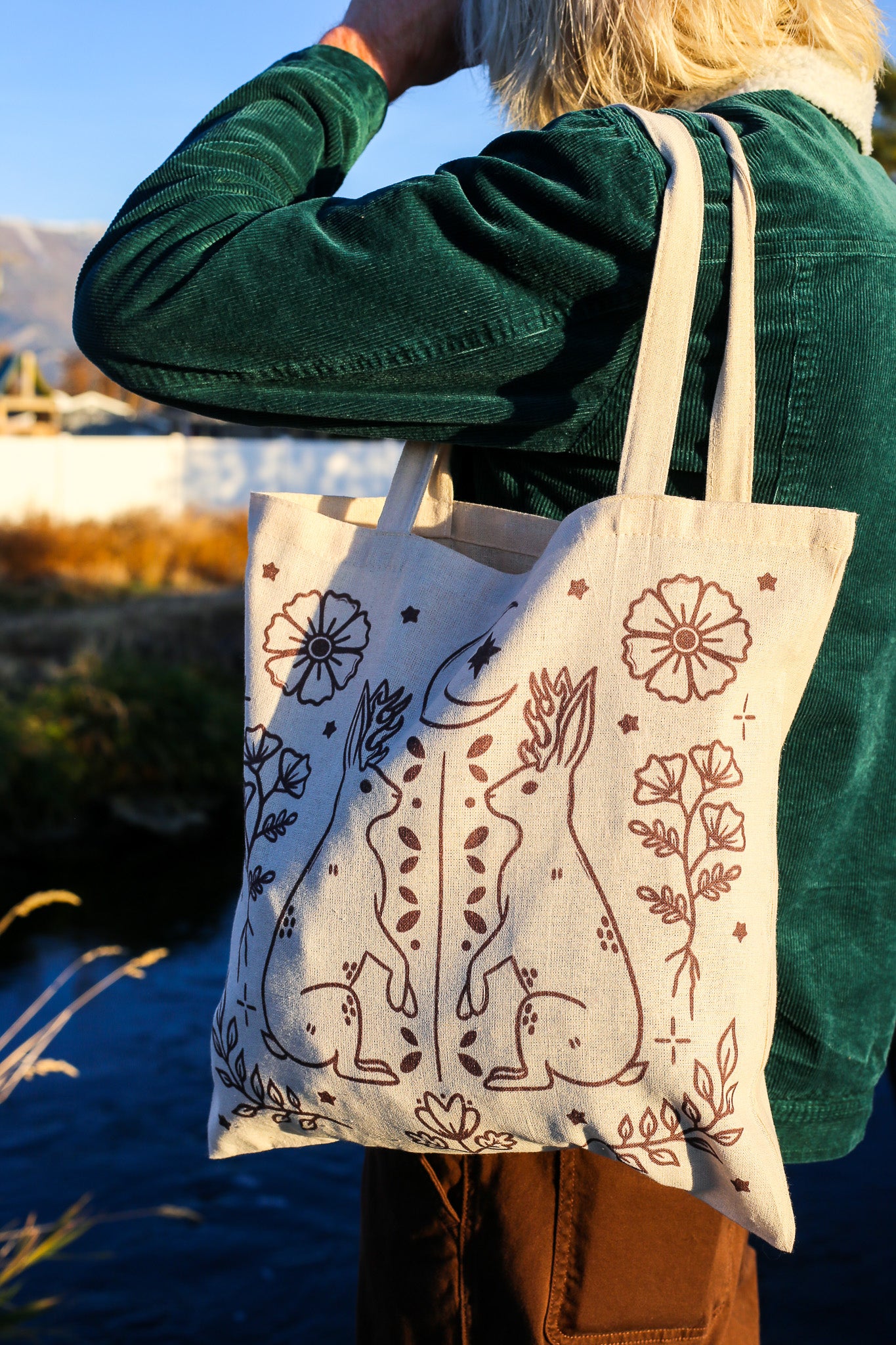 Jackalope Tote Bag