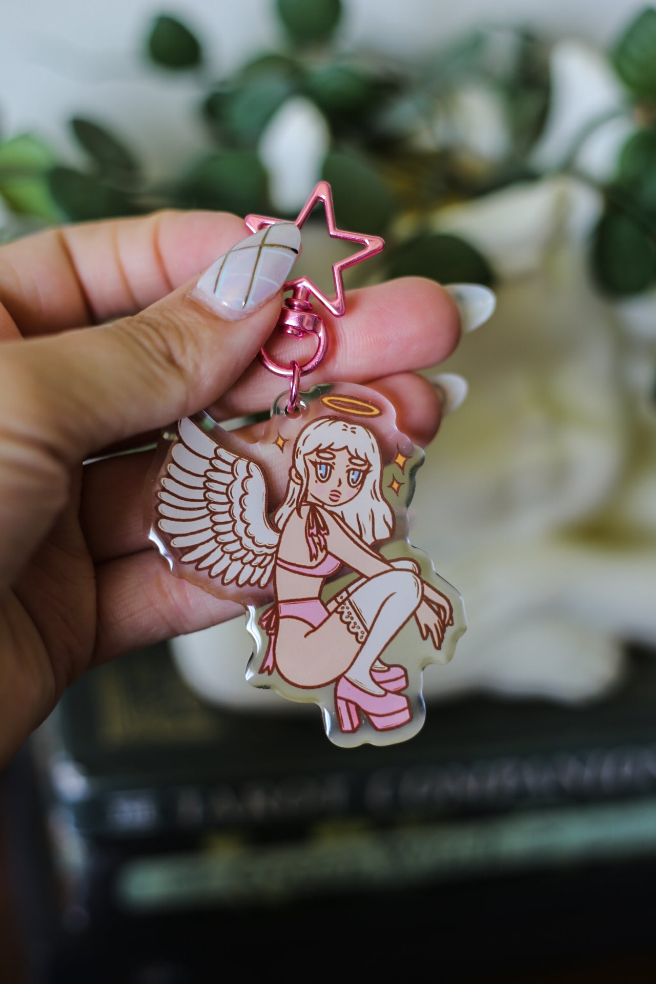 Angel Girl Keychain