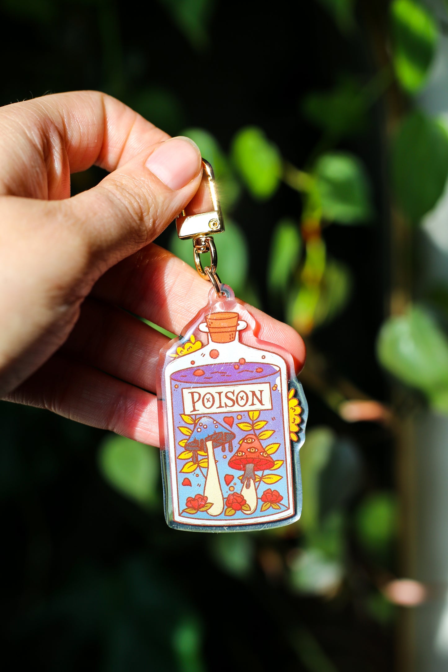 Poison Keychain