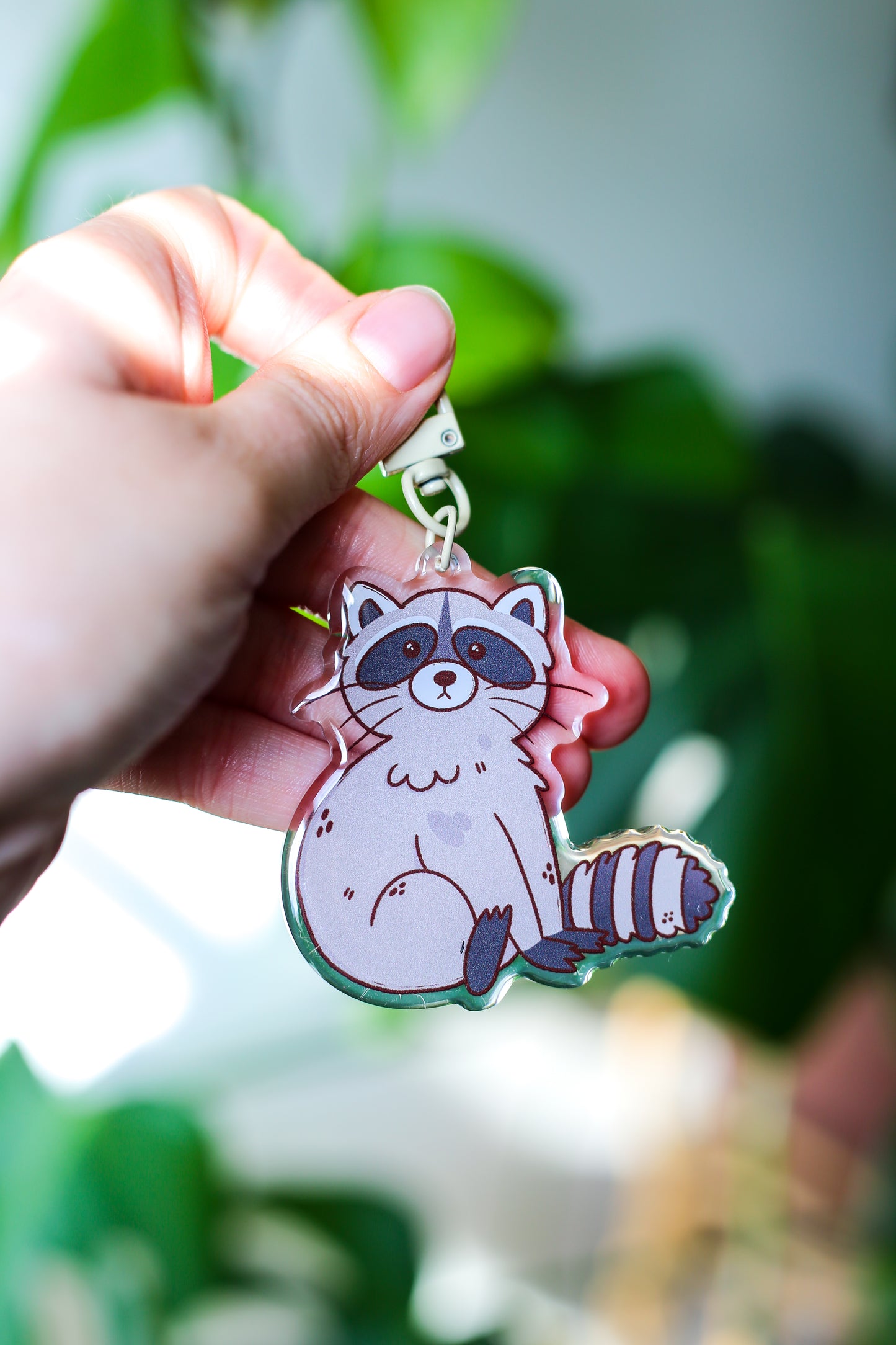 Racoon Keychain