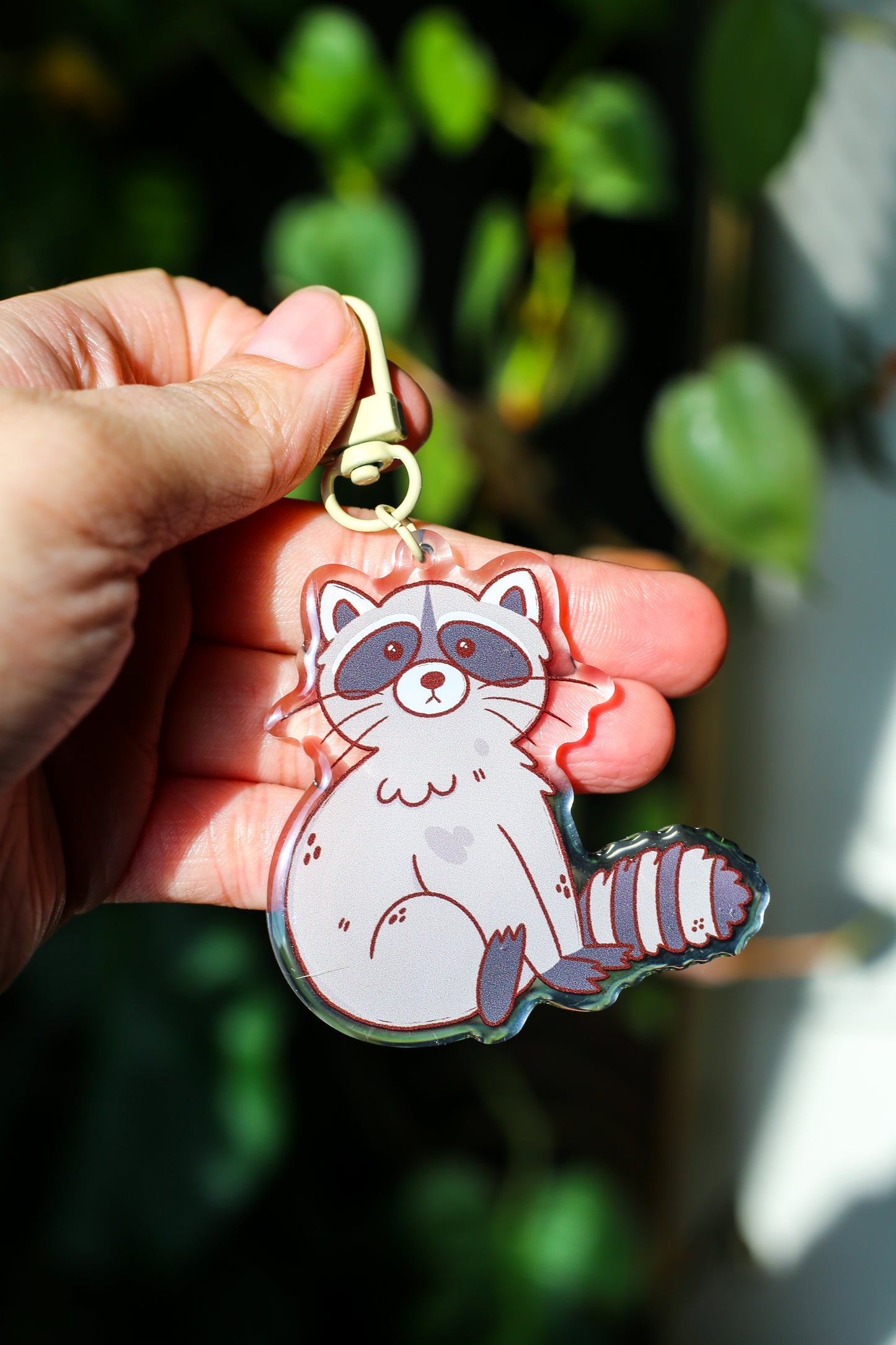 Racoon Keychain