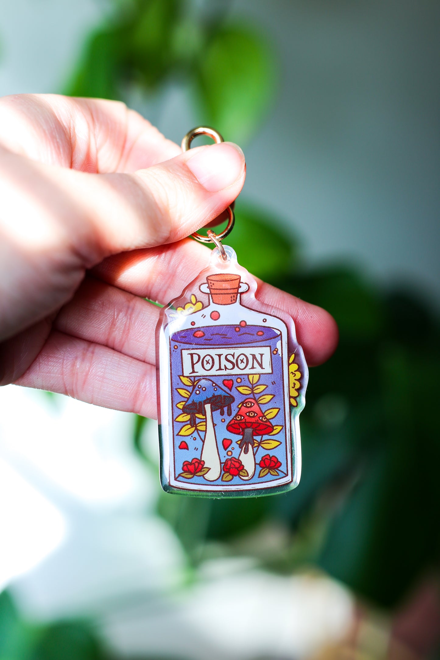 Poison Keychain