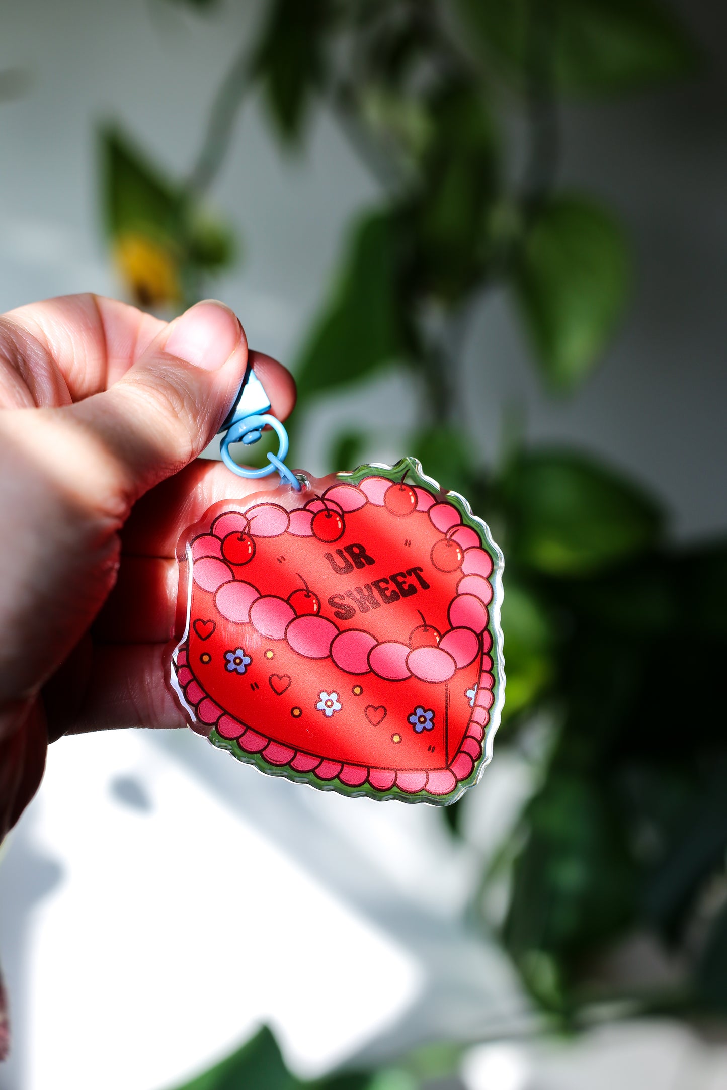"Ur Sweet" Cake Keychain