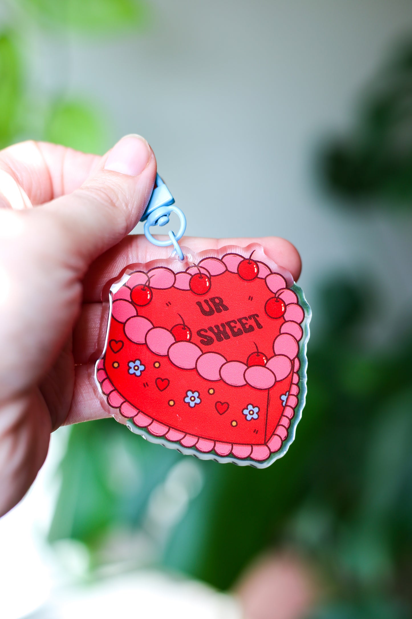 "Ur Sweet" Cake Keychain