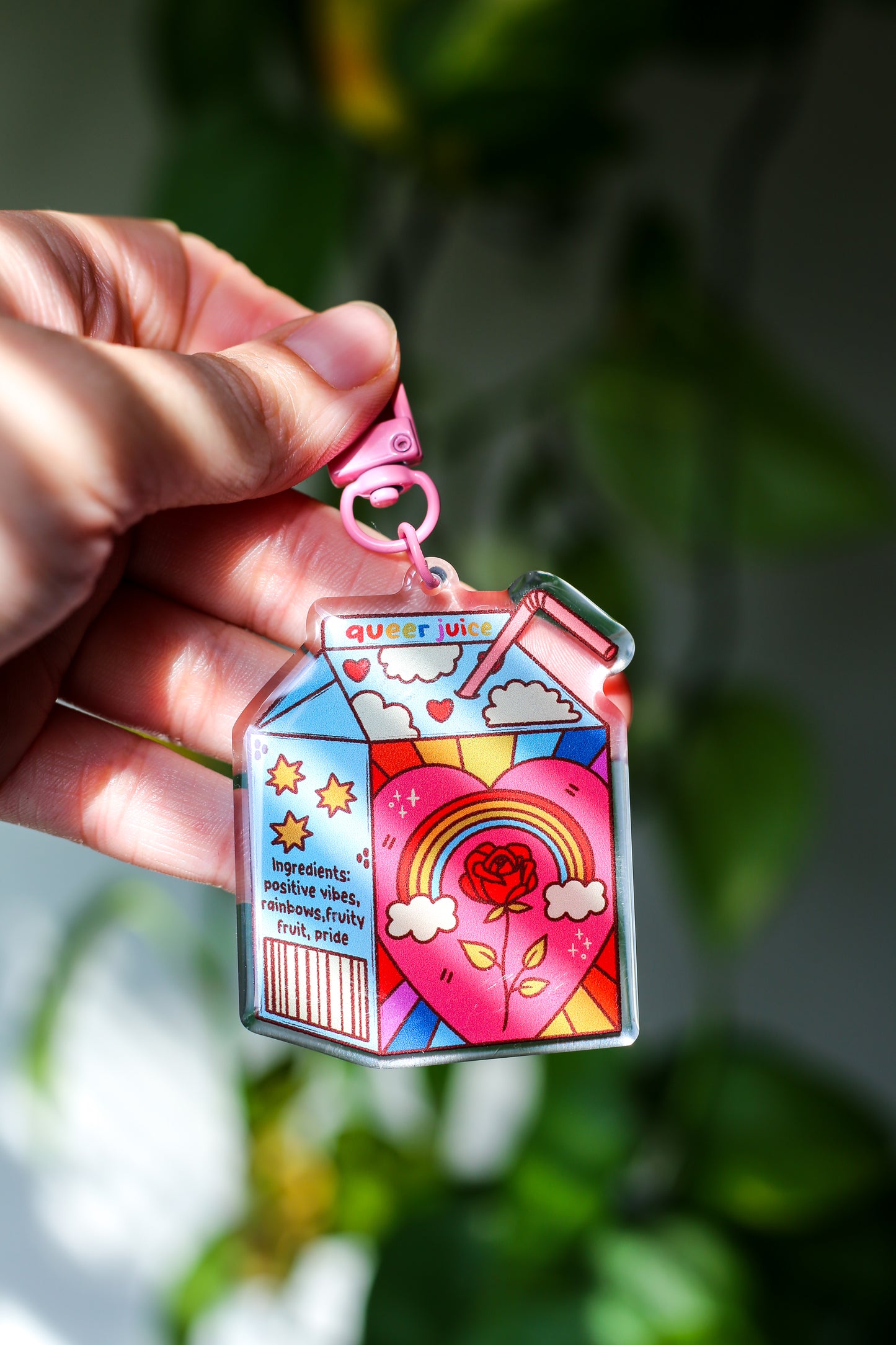 Queer Juice Keychain