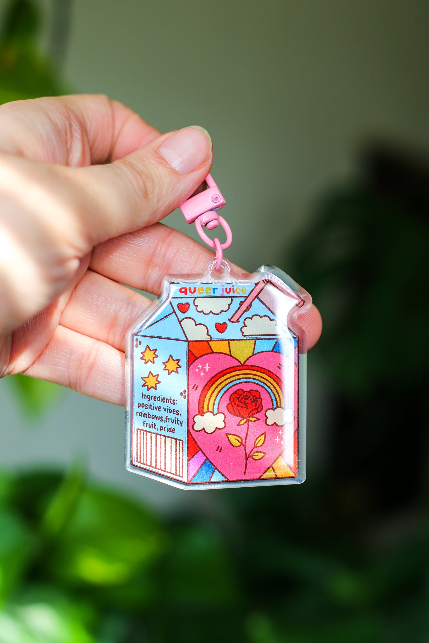 Queer Juice Keychain