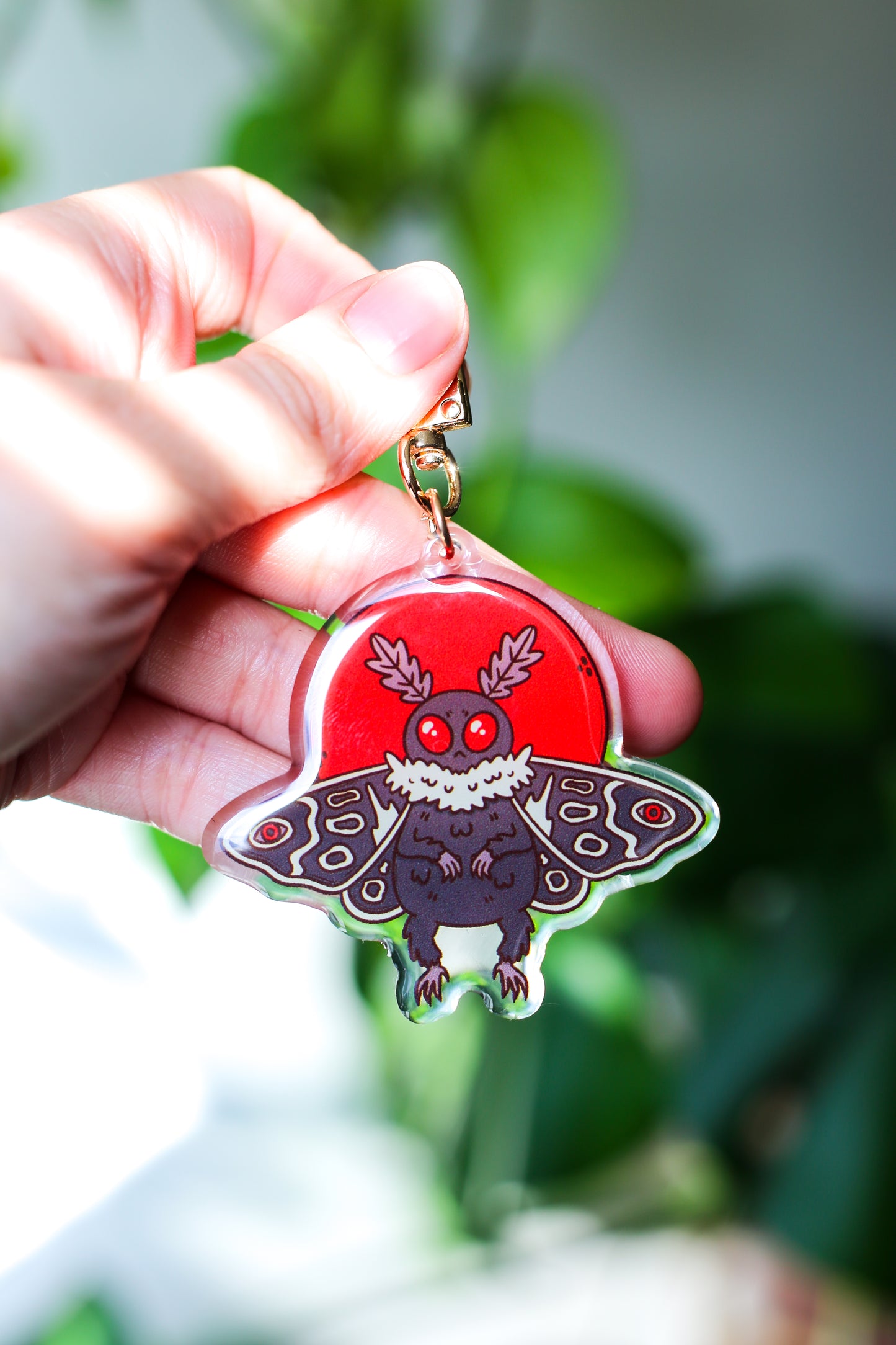 Mothman Keychain