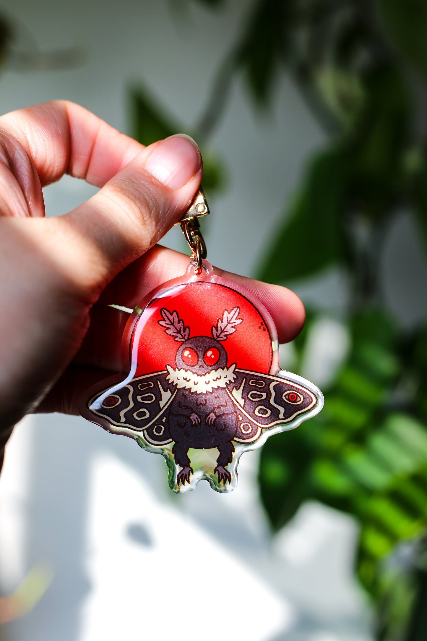 Mothman Keychain