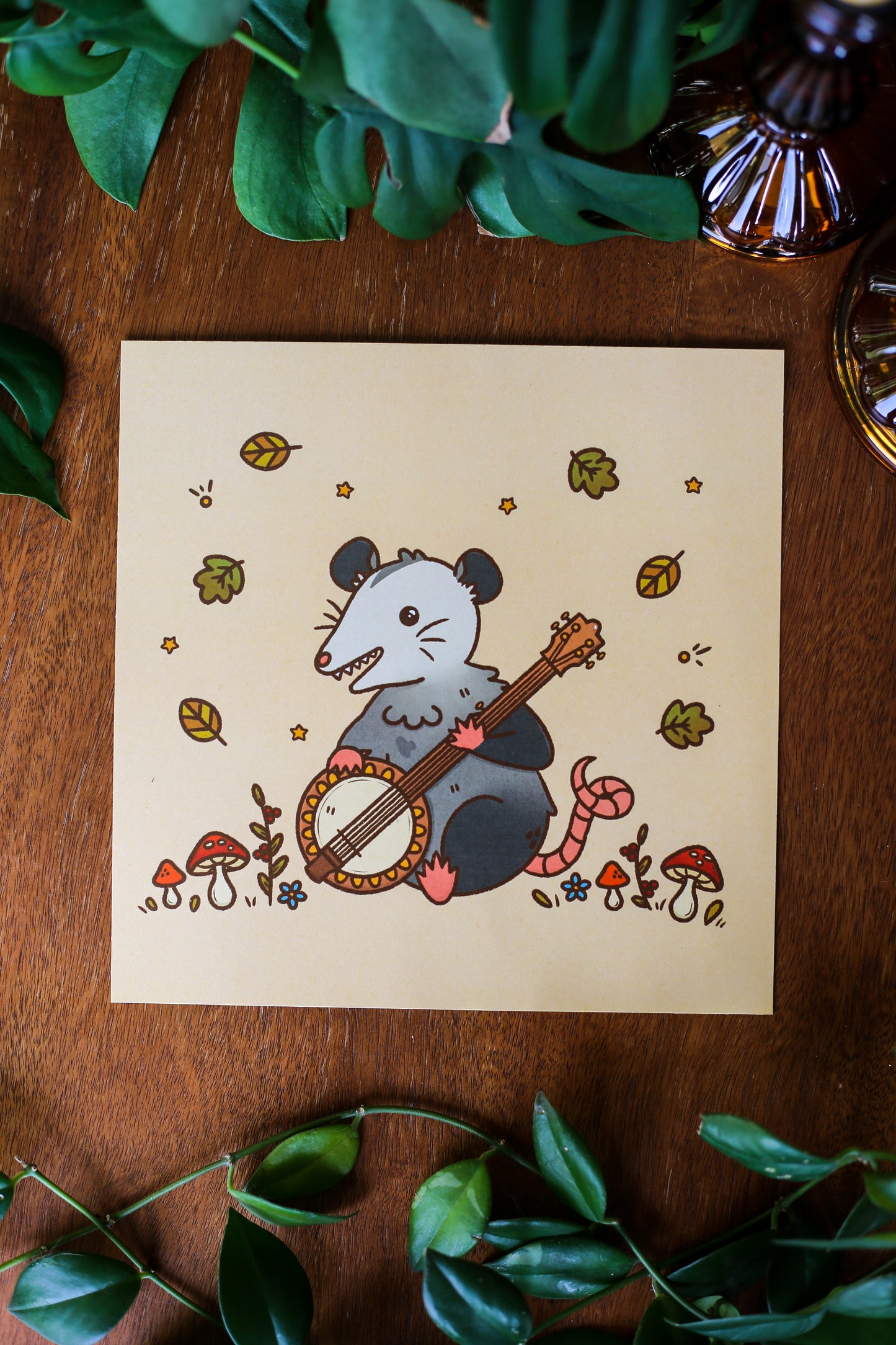 Otis the Opossum Print