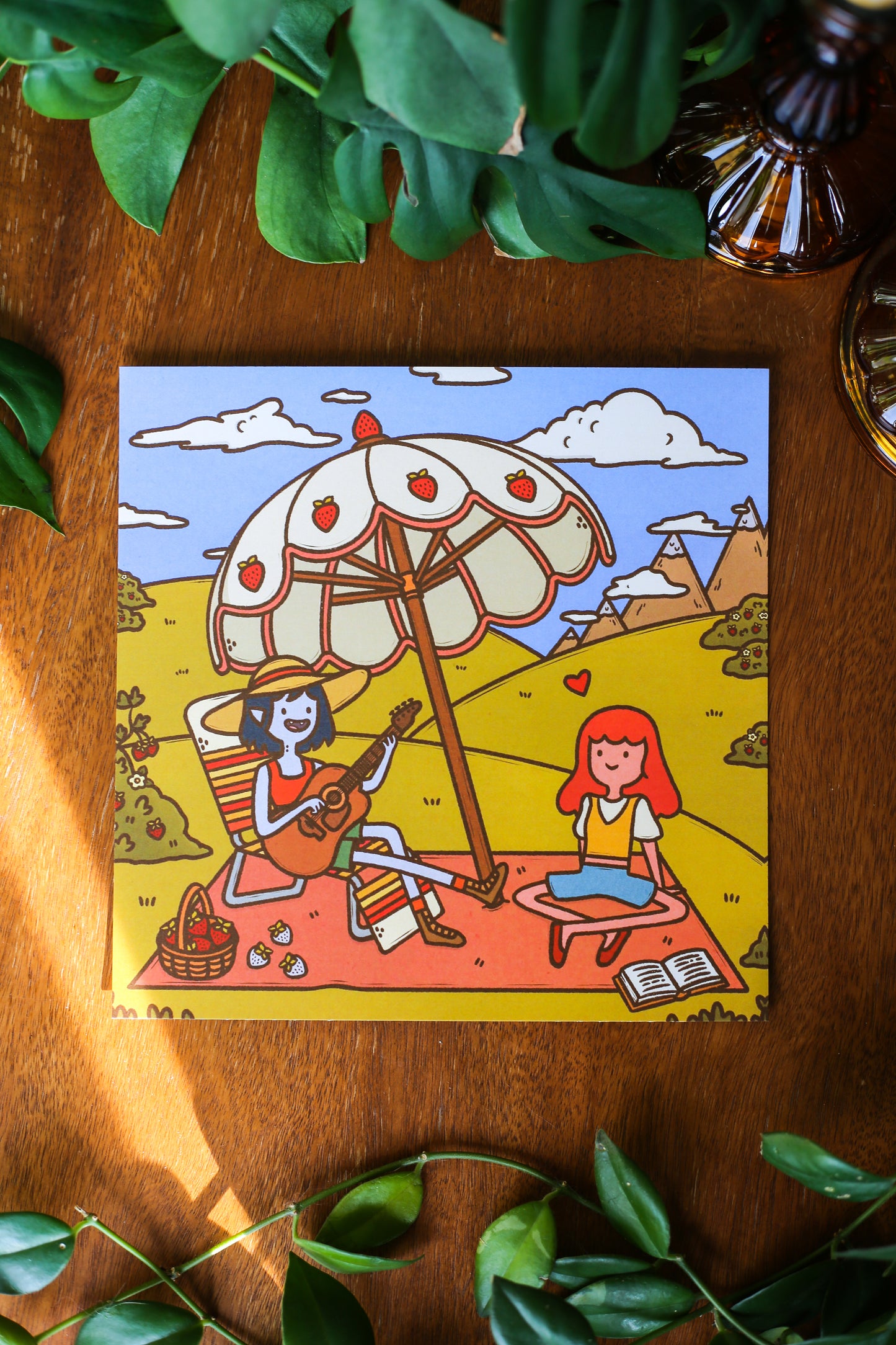 Marceline And Bubblegum - Adventure Time Print