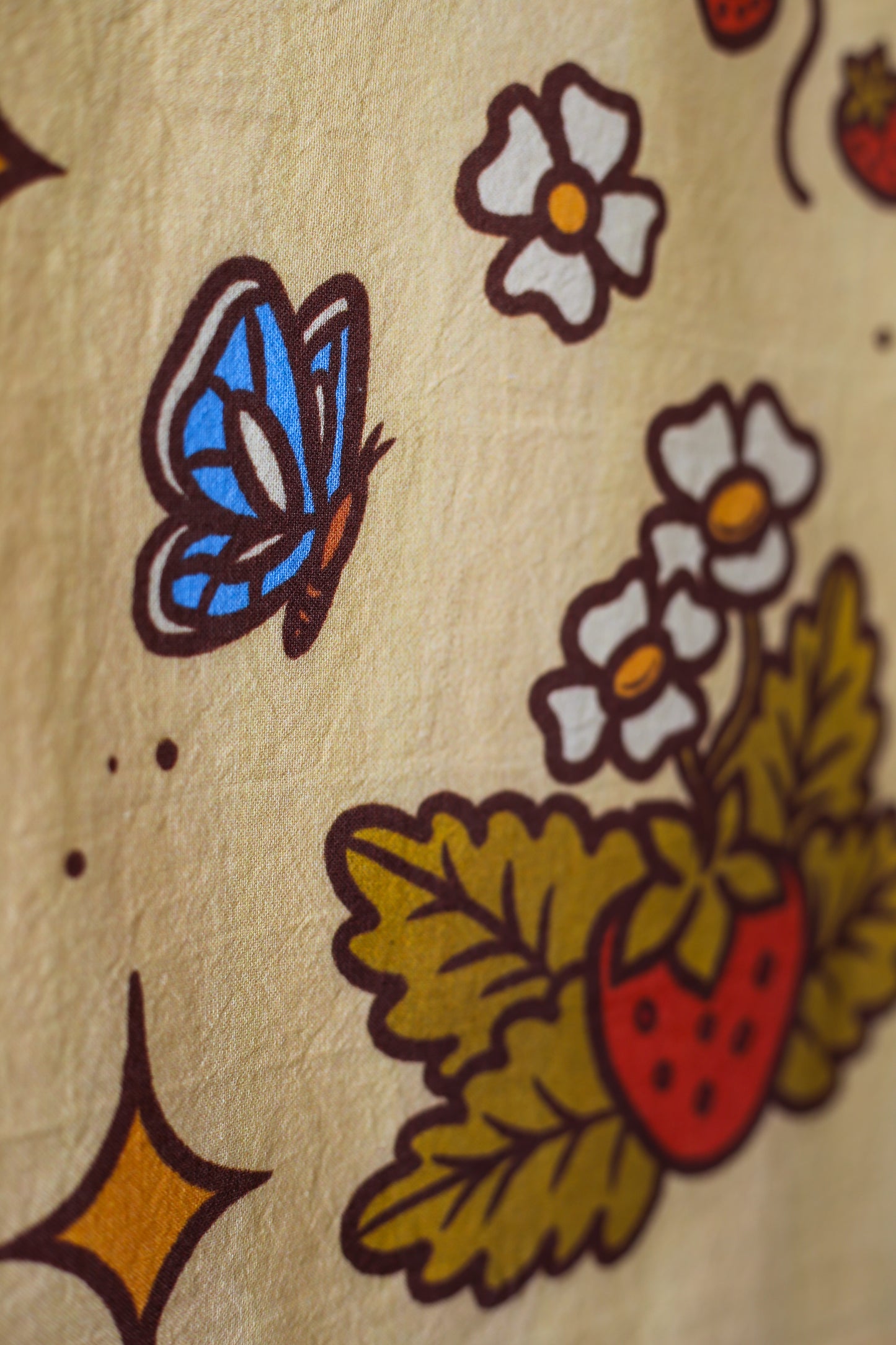 Strawberry Picnic Hand Towel