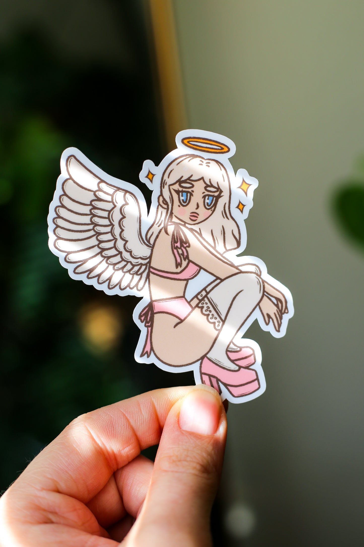 Angel Girl Sticker