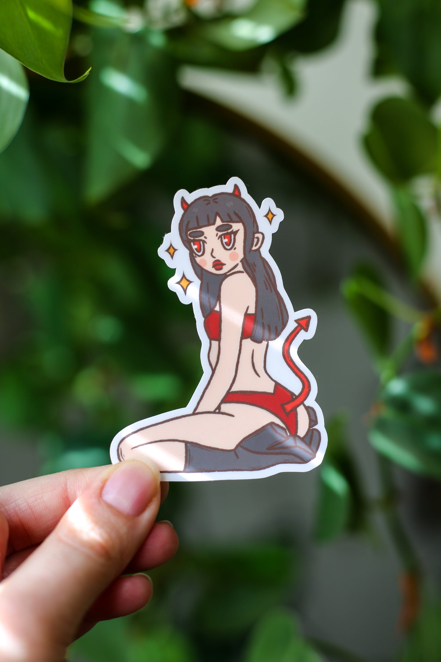Devil Girl Sticker