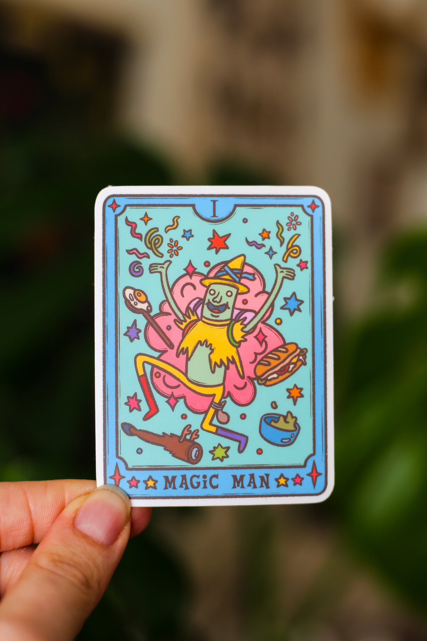 Adventure Time Magic Man Sticker