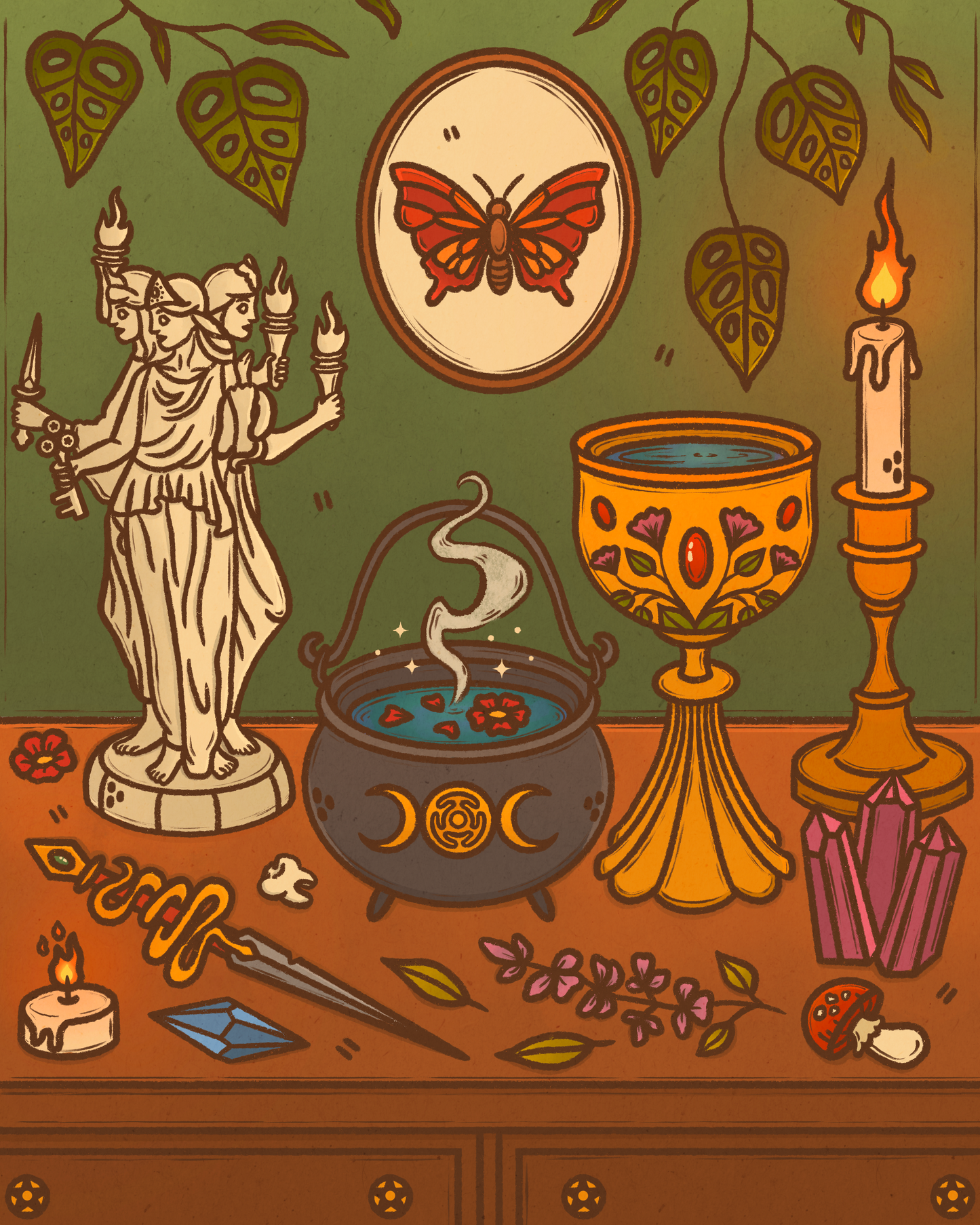 Hecate's Altar Print
