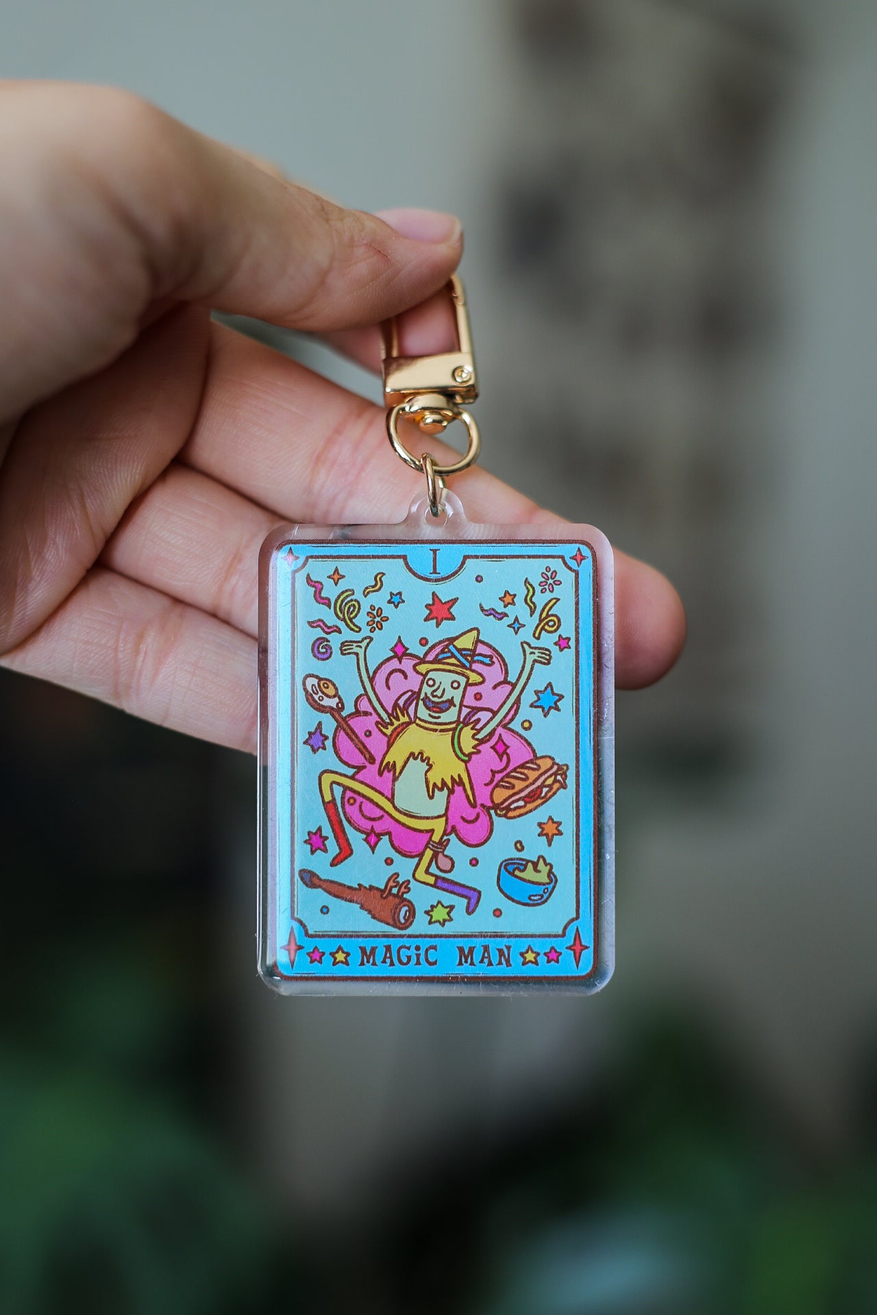 Magic Man Adventure Time Keychain