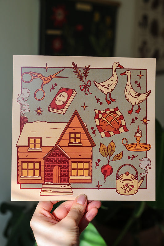 Cozy Cottage Print