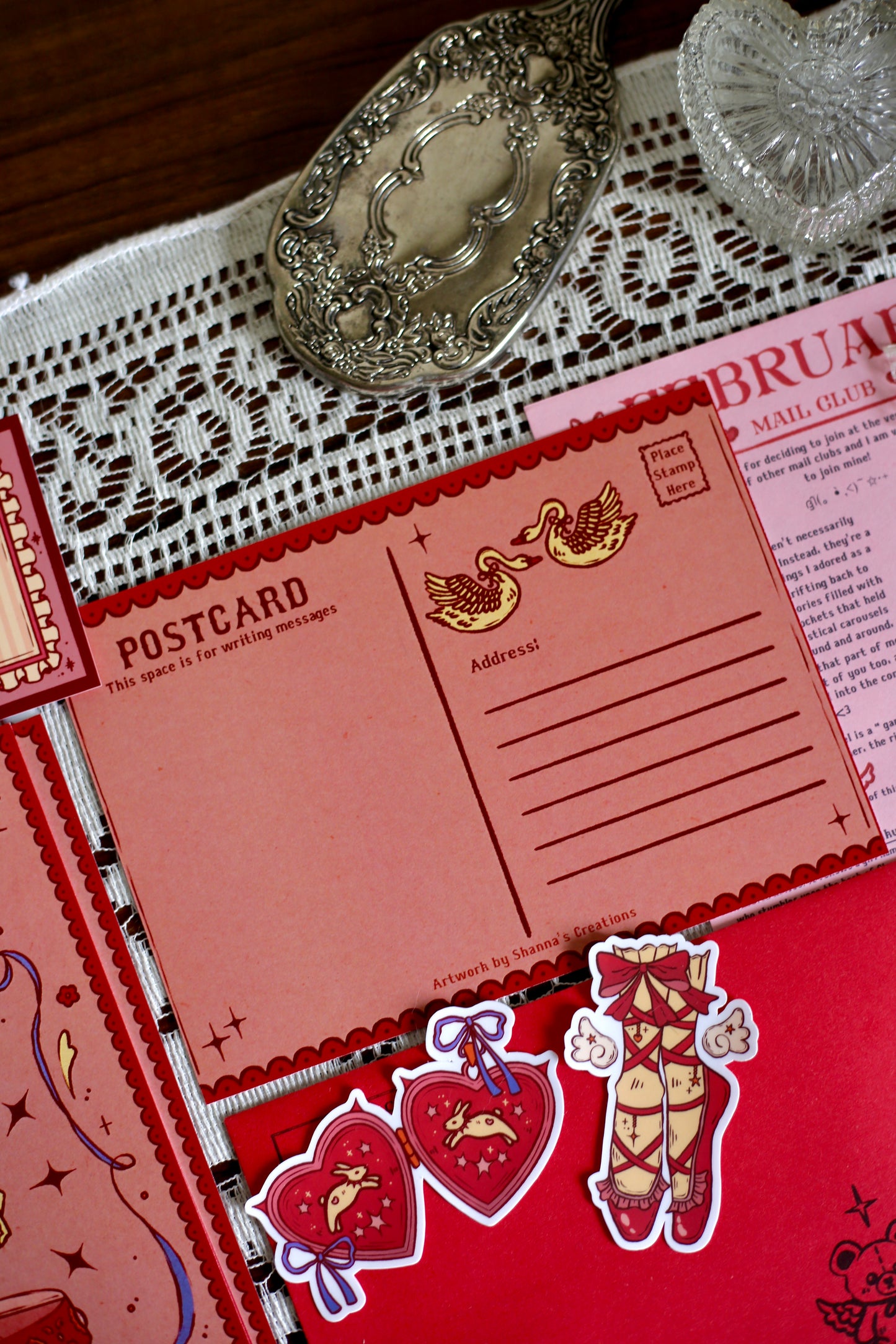 Club de correspondance mensuel de Shanna's Creations