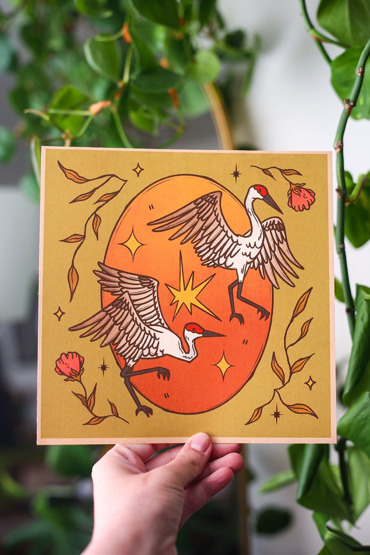 Sandhill Cranes Print