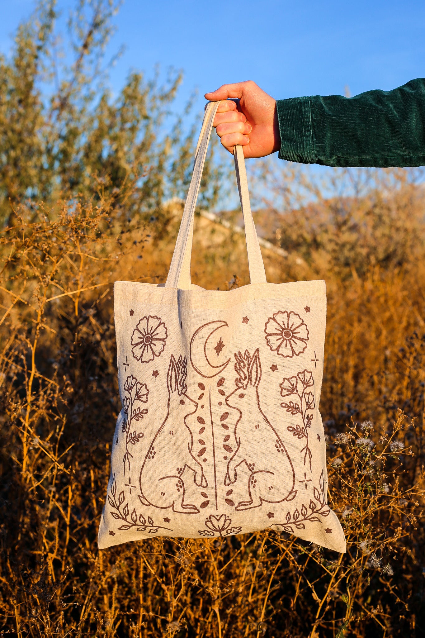 Jackalope Tote Bag