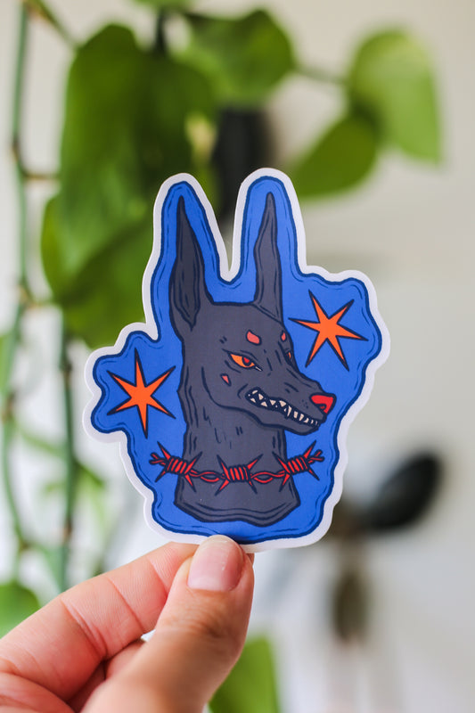 Mad Dog Sticker