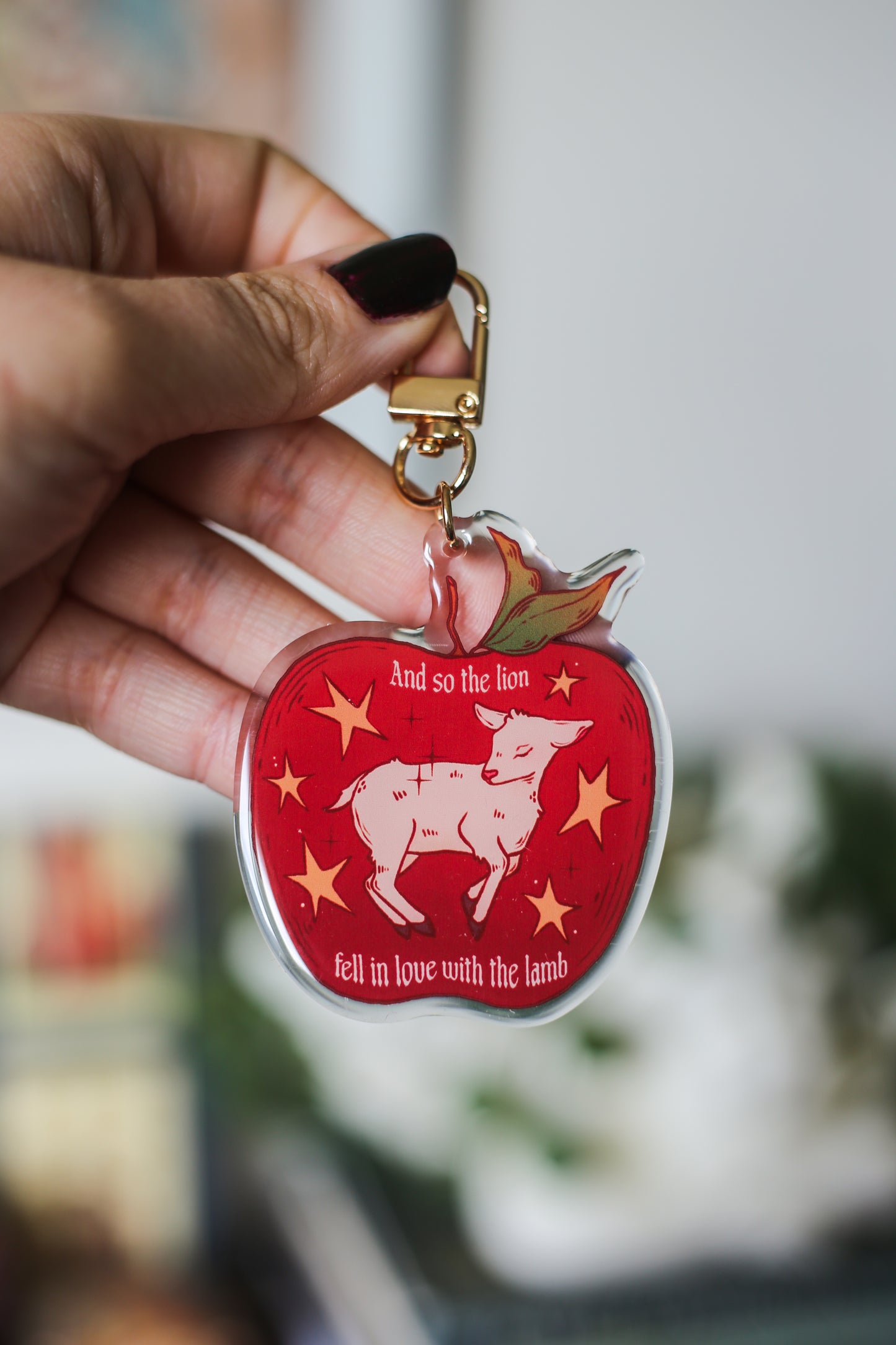 Twilight “And so the lion fell in love with the lamb” Keychain