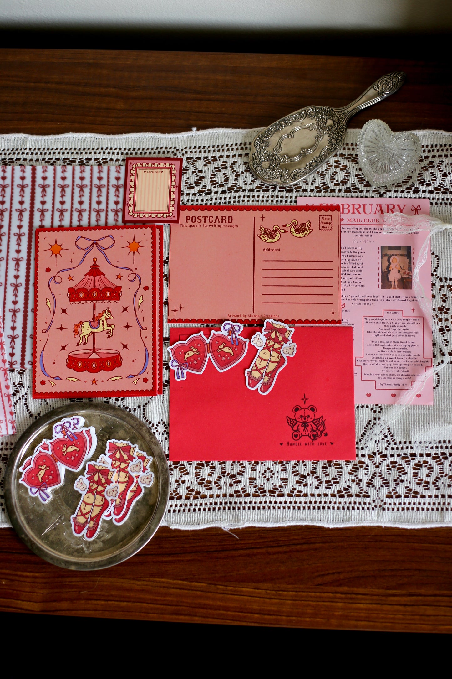 Club de correspondance mensuel de Shanna's Creations