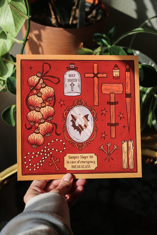 Vampire Slayer Kit Print