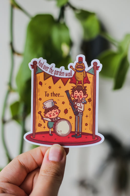 Wirt, Greg, and Jason Funderberker Lullaby in Frogland - Over The Garden Wall Sticker