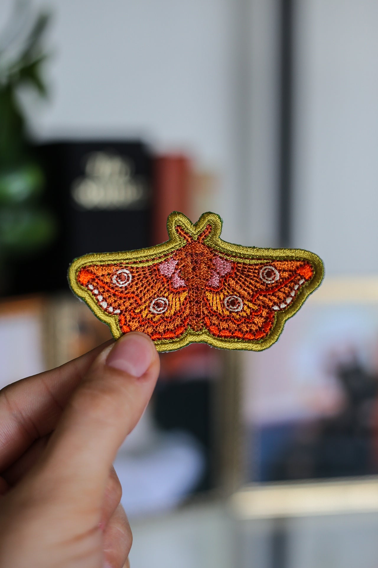 Moth Iron On Patch