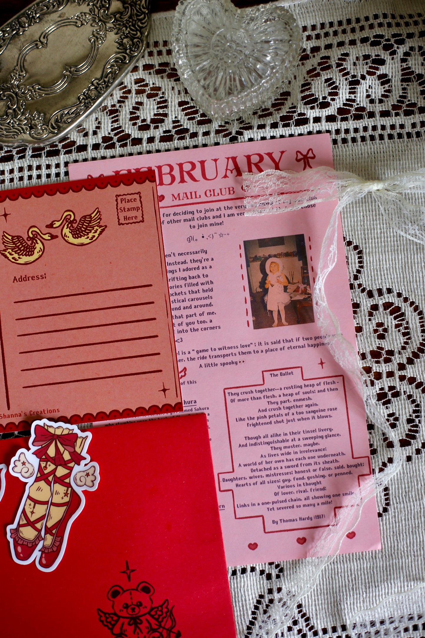 Club de correspondance mensuel de Shanna's Creations