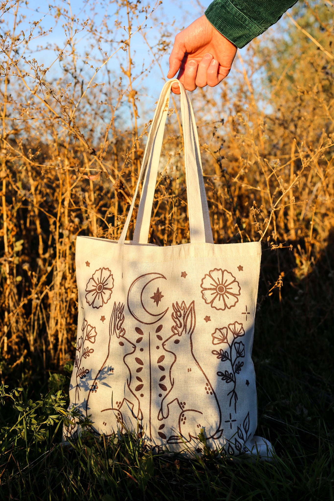 Jackalope Tote Bag