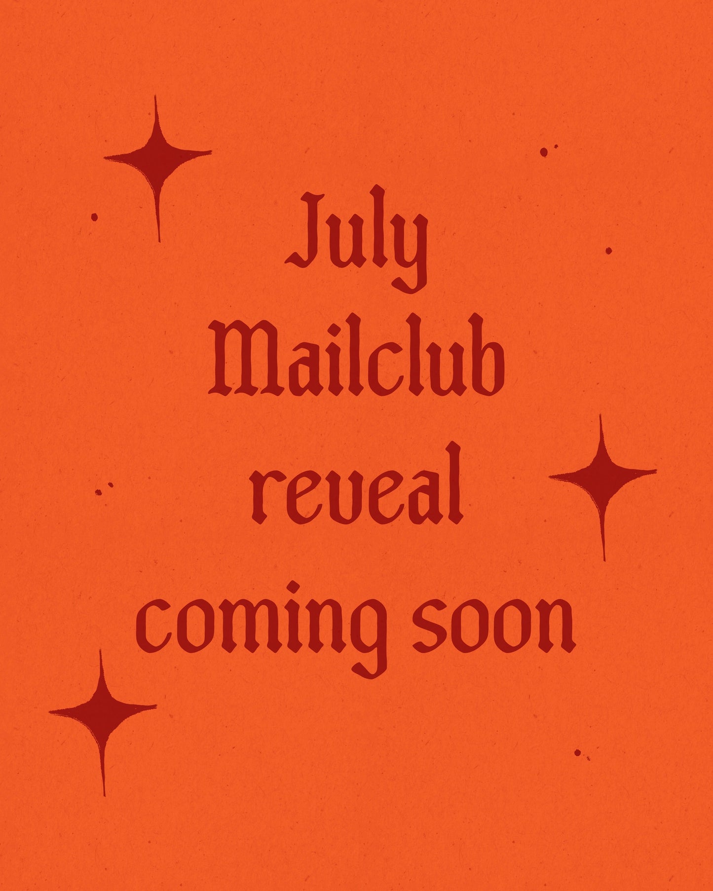 Shanna's Creations Monthly Mail Club - July