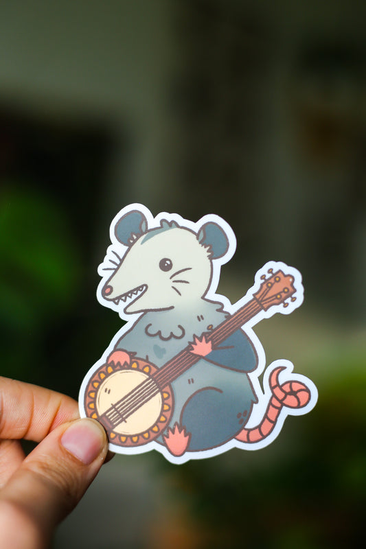 Otis the Opossum Sticker