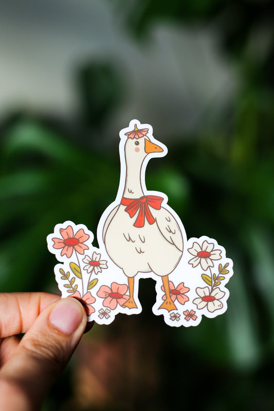 Handsome Goose Sticker
