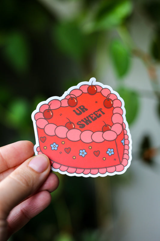 "Ur Sweet" Cake Sticker