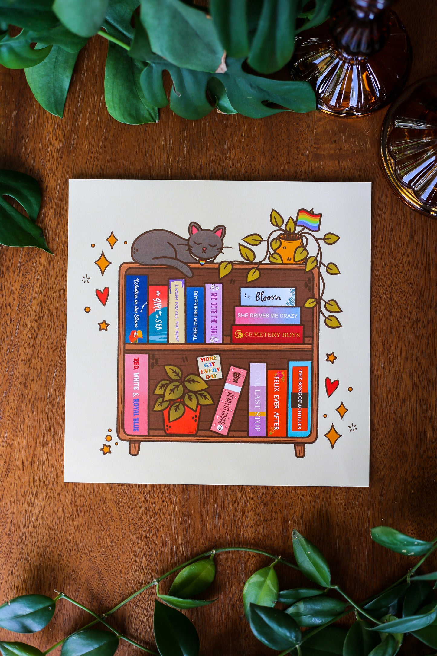 Queer Bookshelf Print