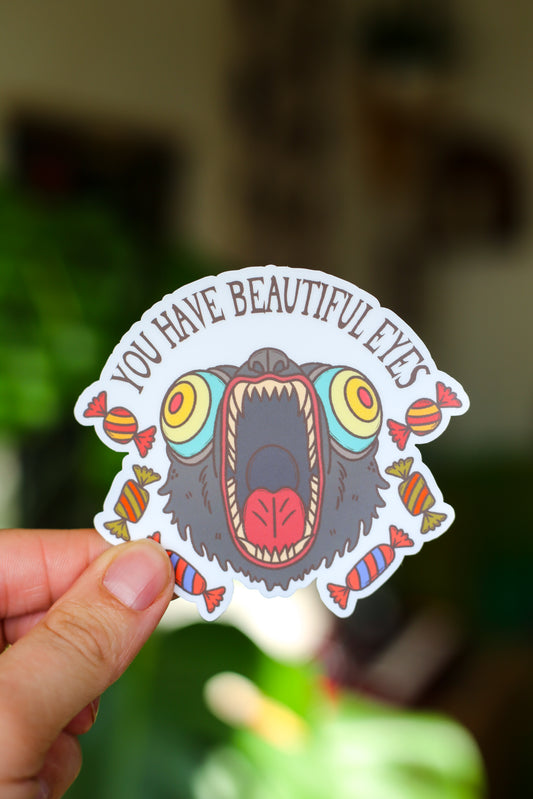 The Beast "You Have Beautiful Eyes" - Over The Garden Wall Sticker