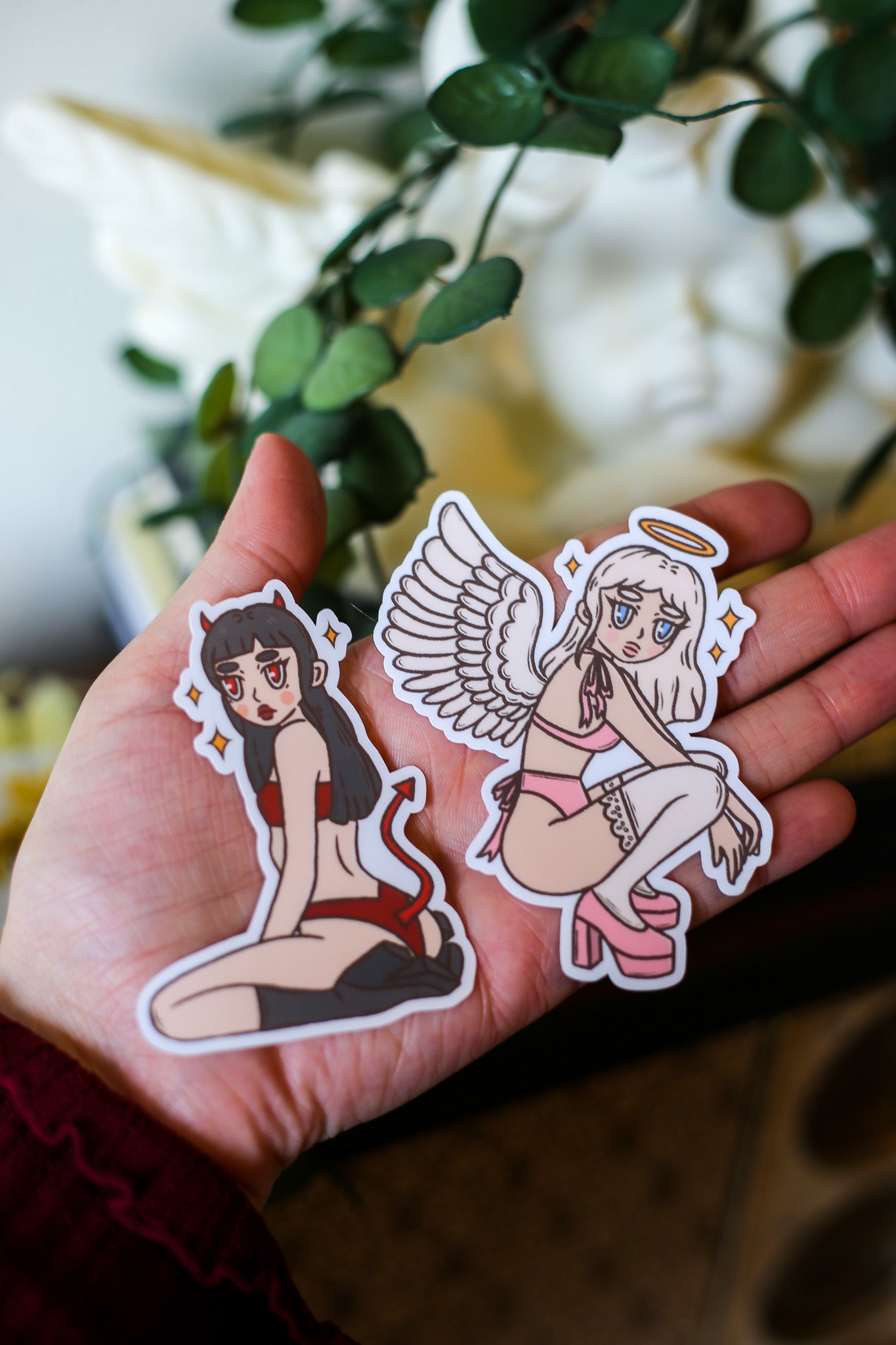 Angel Girl Sticker